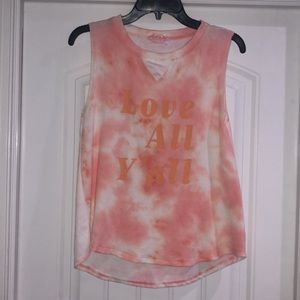Vow’d Love All Yall Tiedye tank